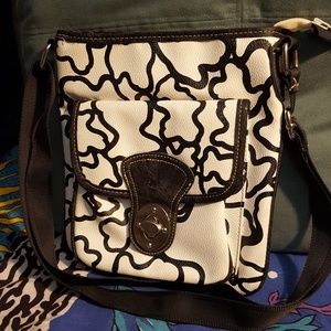 Patterned crossbody purse